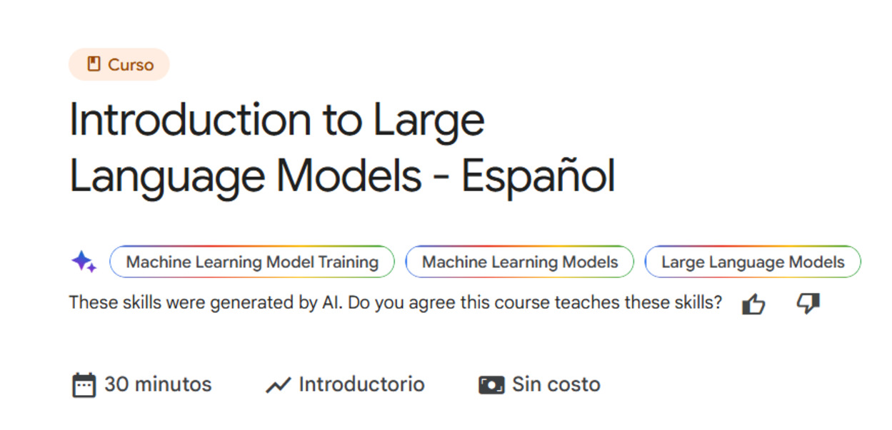 Introducción a los Modelos de Lenguaje Grandes Mejores cursos de formación en IA para tus empleados