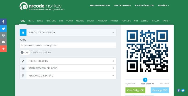 Interfaz Monkey QR Interfaz Monkey QR