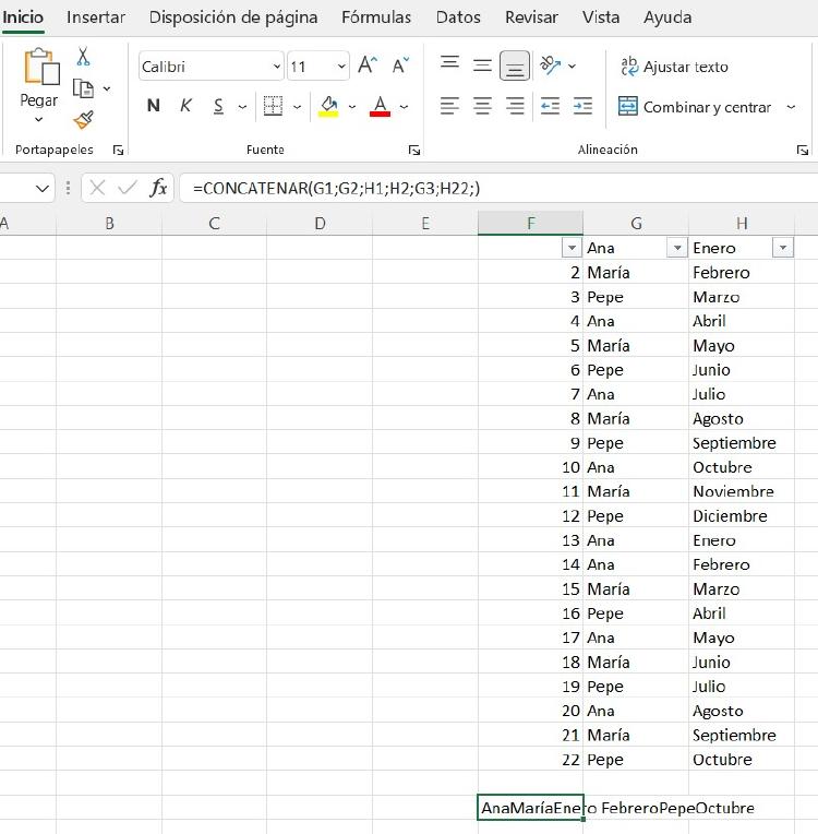concatenar excel concatenar excel