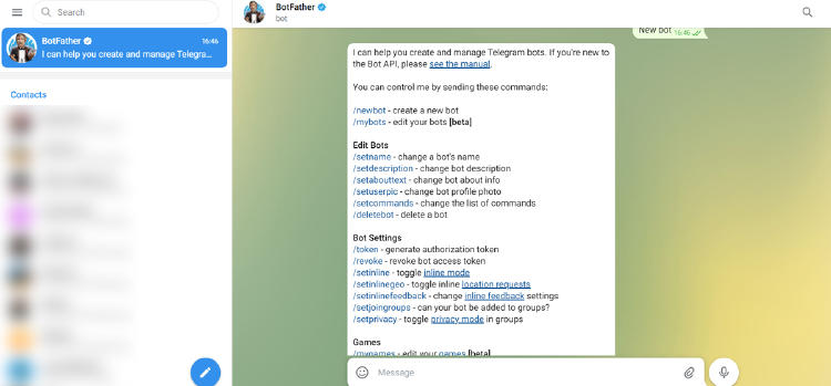 bot telegram bot telegram