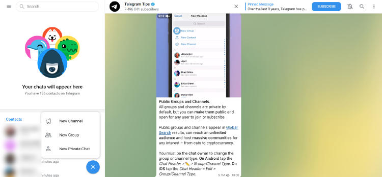 canal telegram canal telegram