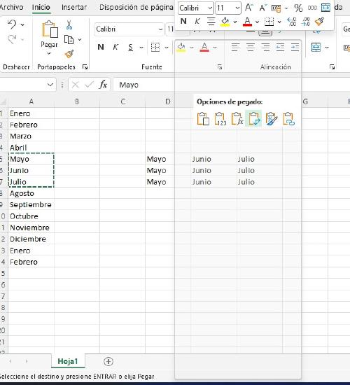 Trasponer celdas Trasponer celdas