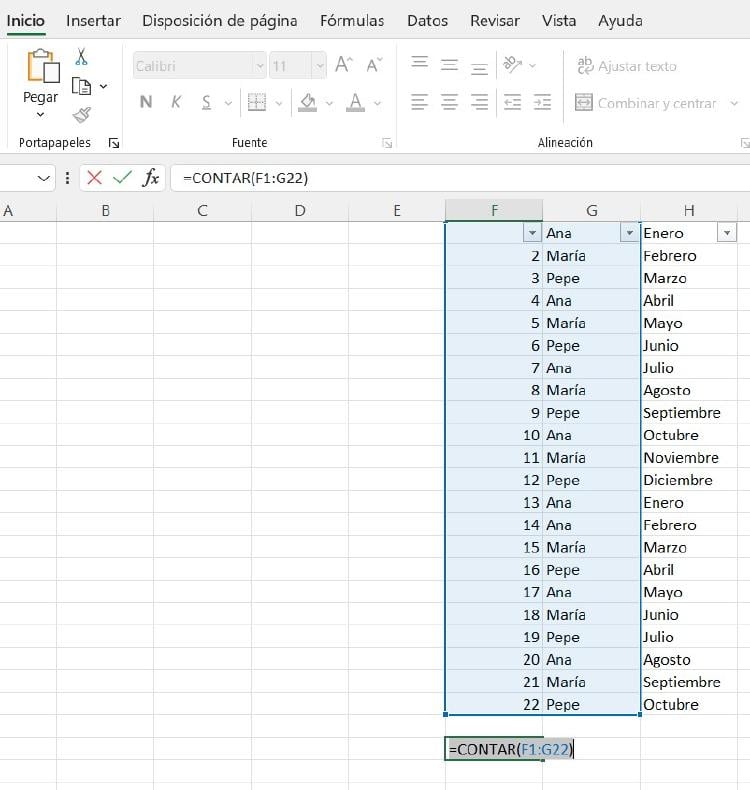 contar excel contar excel