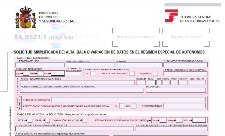modelo TA0521 modelo TA0521