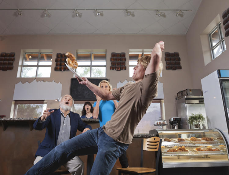 Caída en bar Caída en bar